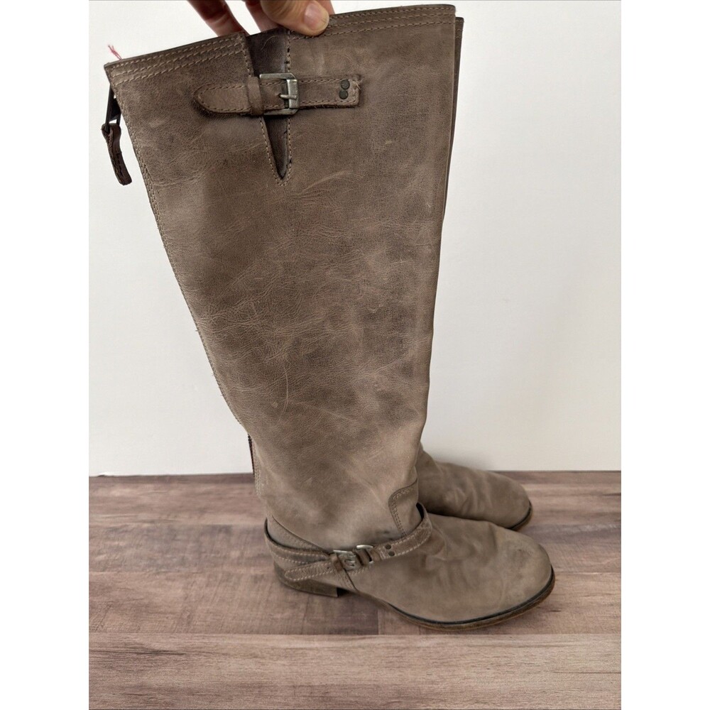 Steve Madden Roady Leather Upper Boots Size 9